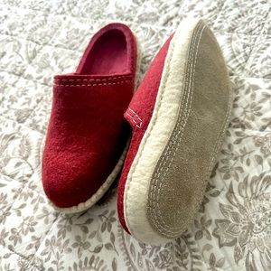 Hand made wool slippers US 8.5-9